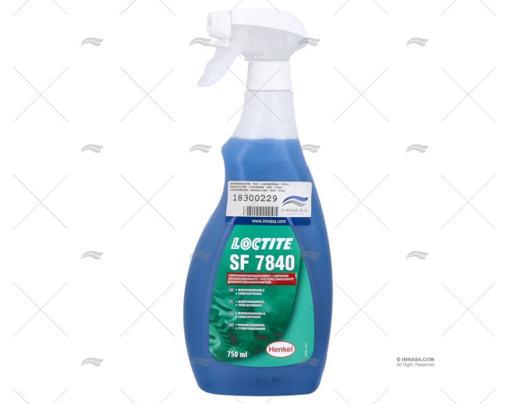 CONCENTRATED DEGREASING 7840 750ml LOCTITE