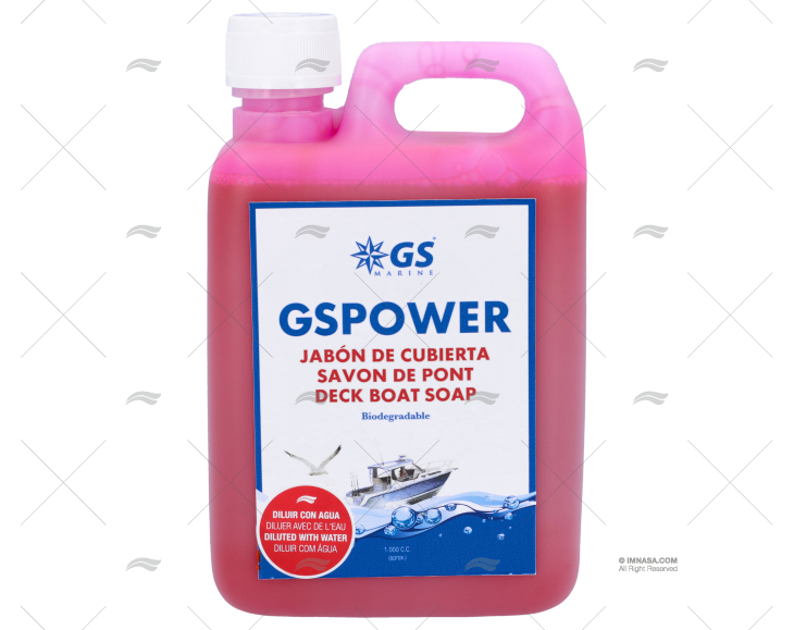 ECOCLEAN DECK  1L PINK GS POWER CUBIERTA IMNASA