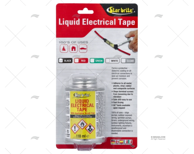 LIQUIDO AISLANTE ELECTRICO NEGRO 118 ml STAR BRITE