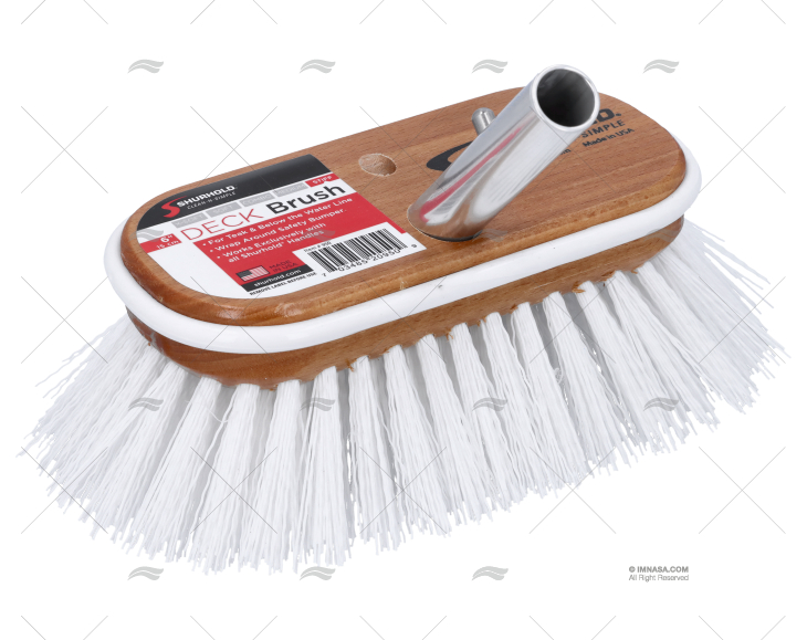 DECK BRUSH HARD BRISTLE 150mm SHURHOLD