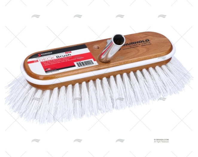 DECK BRUSH HARD BRISTLE 250mm SHURHOLD