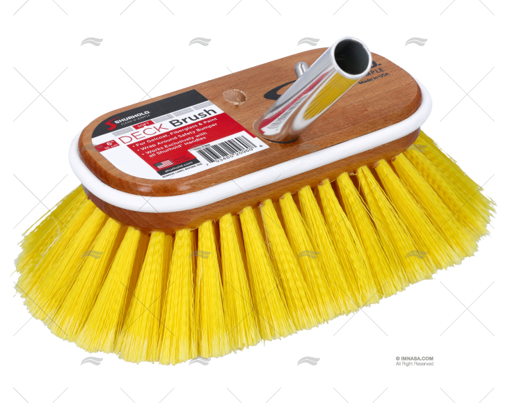 DECK BRUSH SOFT BRISTLE 150mm SHURHOLD