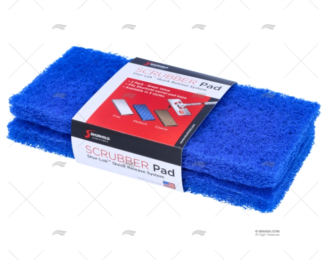 SCRUBBING PAD MEDIUM (X2) FOR 10250187 SHURHOLD