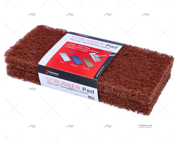 SCRUBBING PAD COARSE (X2) FOR 10250187 SHURHOLD