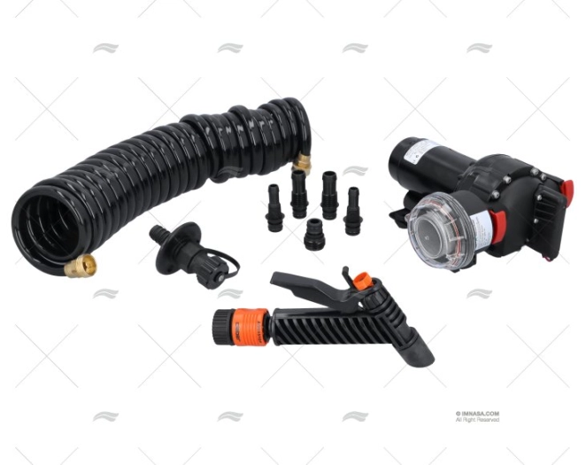 KIT BALDEO COM BOMBA 12V 19L/M 5 BARES JOHNSON - SPX