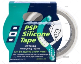 CINTA SILICONA BLANCA 25mmx3m PSP TAPES