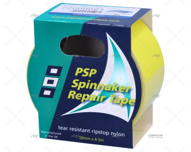 SPINNAKER REPAIR TAPE YELLOW 50mm/4,5m PSP TAPES