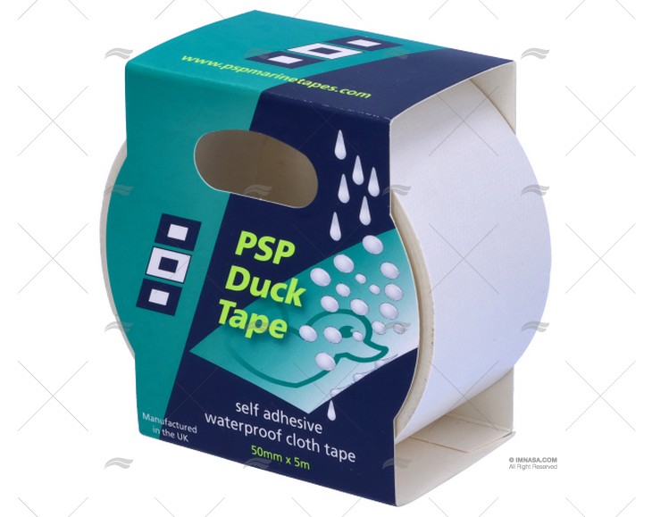 CINTA DUCK TAPE BLANCA   5M PSP TAPES