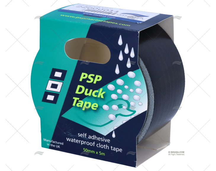 CINTA DUCK TAPE NEGRA    5M PSP TAPES