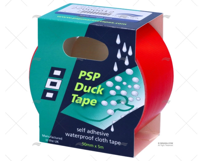 DUCK TAPE RED 50mm/5m PSP TAPES