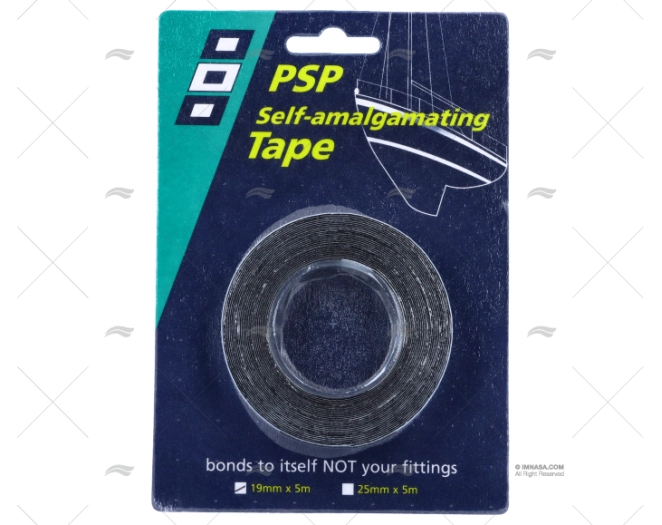 SELF AMALGAMATING TAPE BLACK 19mm/5m PSP TAPES