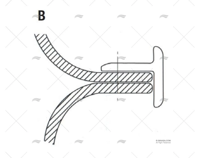 RAIL SUPPORT FOR L35/TR18/4m/pv x m 24m TESSILMARE