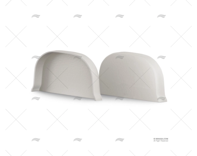 BUMPER 160 END CAP WHITE TESSILMARE