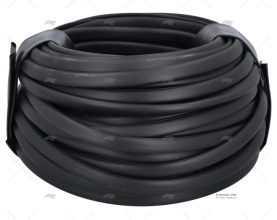 PERFIL PVC 18mm PROTEC. NEGRO (pvp x m)