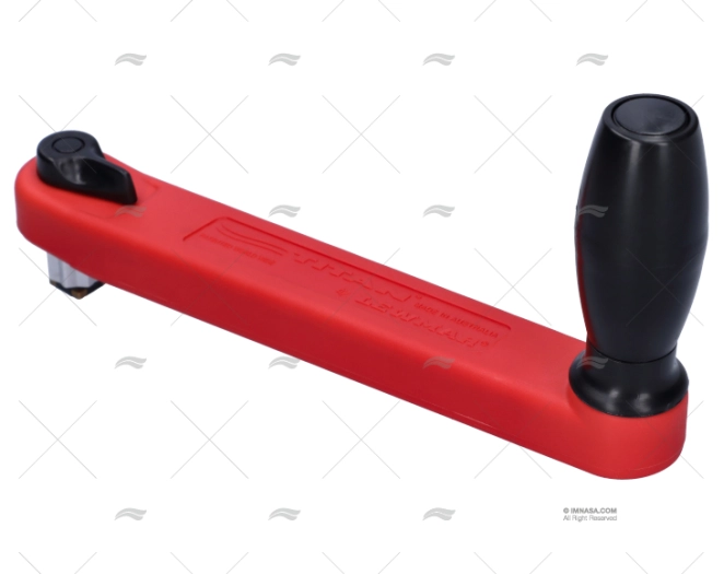 TITAN WINCH HANDLE RED 250mm LOCK-IN