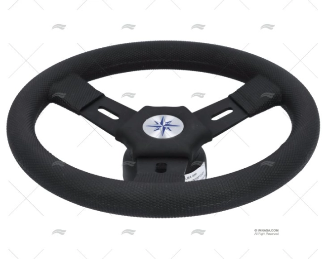 STEERING WHEEL ELBA 300 BLACK 300mm VOLANTI LUISI