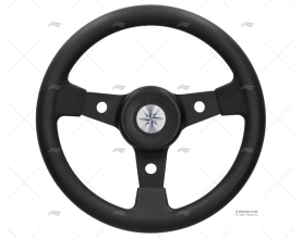 STEERING WHEEL DELFINO 310 BLACK 310mm VOLANTI LUISI