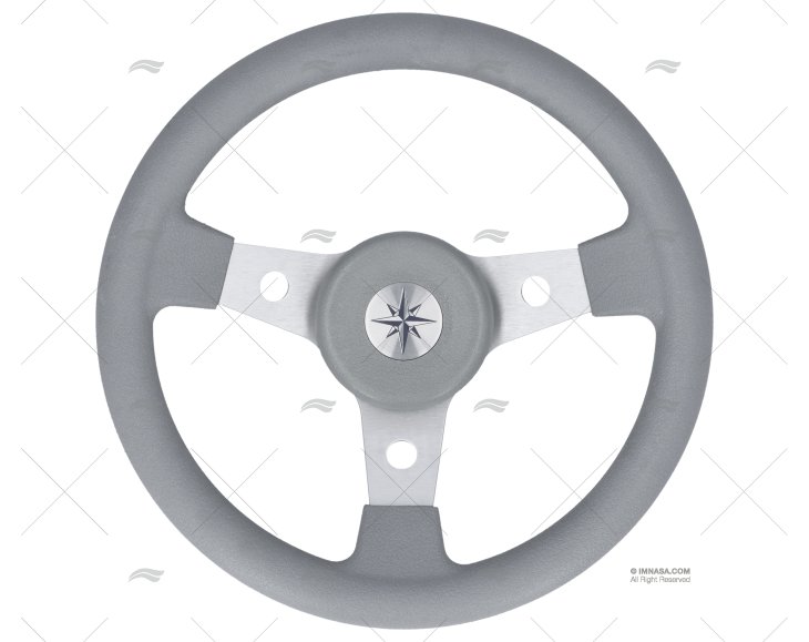 STEERING WHEEL DELFINO 310 GREY 310mm VOLANTI LUISI