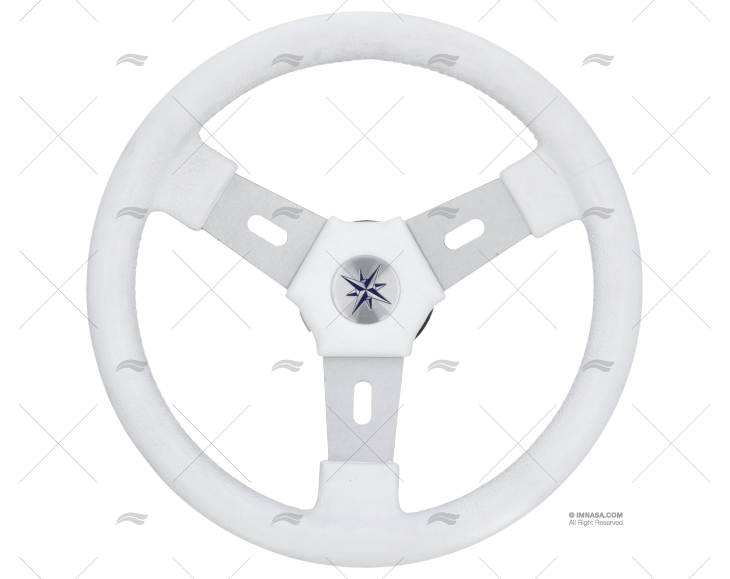 STEERING WHEEL ELBA 320 WHITE 320mm VOLANTI LUISI