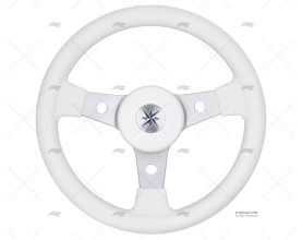 STEERING WHEEL DELFINO 310 WHITE 310mm VOLANTI LUISI