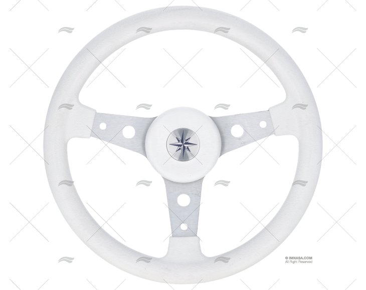 STEERING WHEEL DELFINO 340 WHITE 340mm