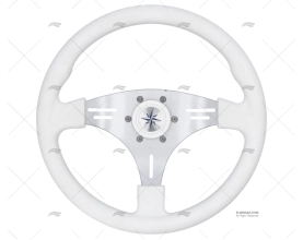 STEERING WHEEL MANTA 355mm WHITE VOLANTI LUISI