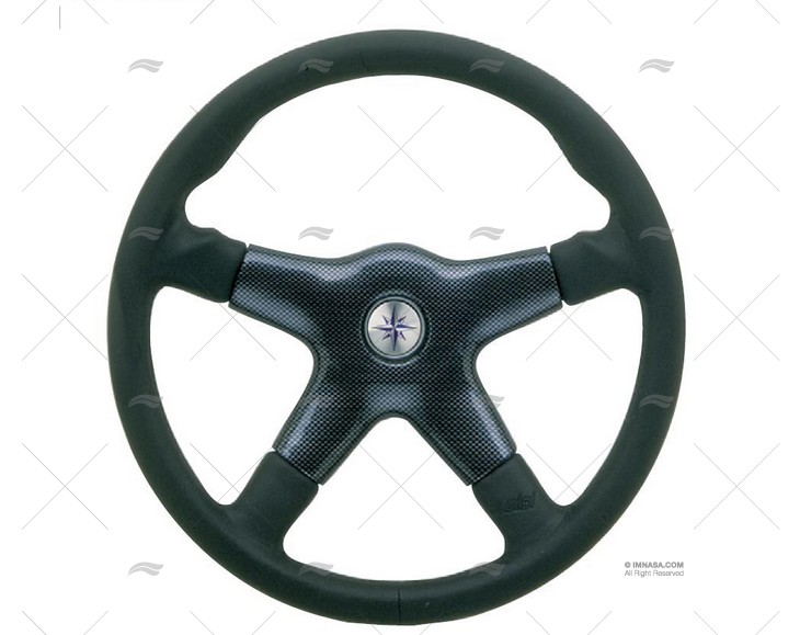 STEERING WHEEL CAPRI 365mm BLACK VOLANTI LUISI