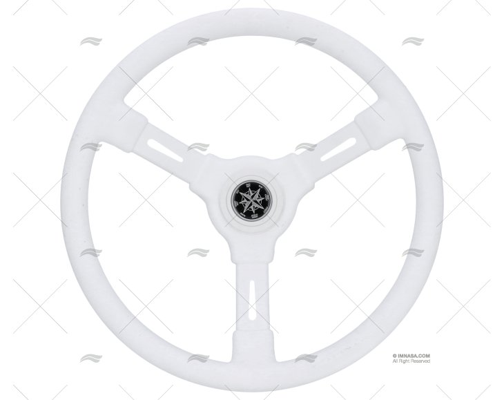 STEERING WHEEL RIVIERA 350mm WHITE VOLANTI LUISI