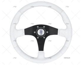 STEERING WHEEL AMALFI 355mm WHITE VOLANTI LUISI