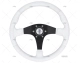 STEERING WHEEL AMALFI 355mm WHITE VOLANTI LUISI