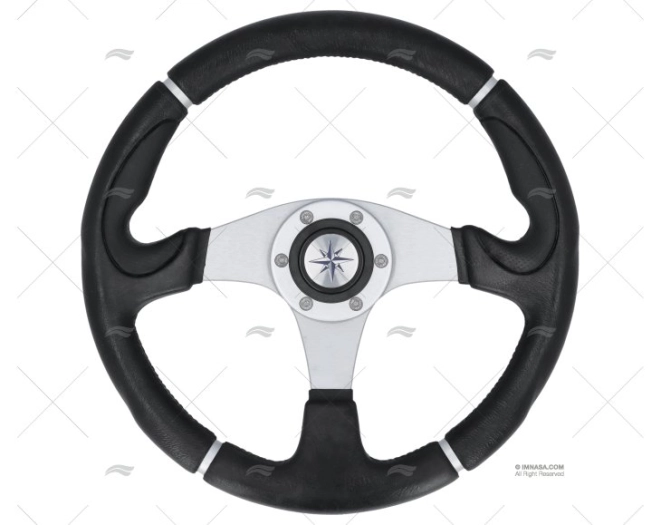 STEERING WHEEL ORION 355mm BLACK VOLANTI LUISI