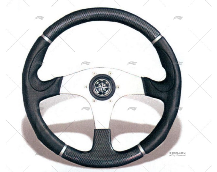 STEERING WHEEL EVO 355mm BLACK VOLANTI LUISI