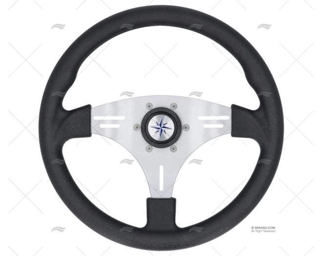 STEERING WHEEL MANTA 355mm BLACK VOLANTI LUISI