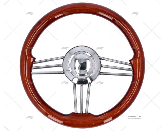 STEERING WHEEL GREEN I WOOD 350mm SAVORETTI ARMANDO