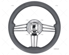 STEERING WHEEL POLYURETHANE GREY 350mm SAVORETTI ARMANDO