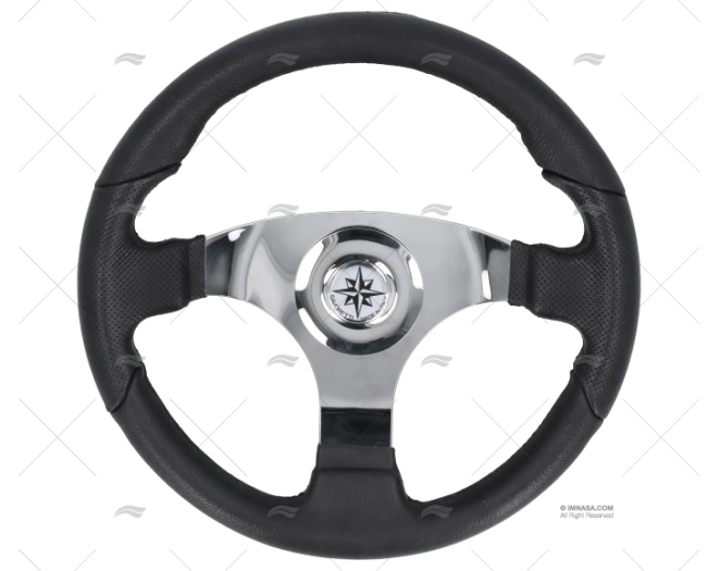 STEERING WHEEL SPORT-M POLIR. 350mm SAVORETTI ARMANDO