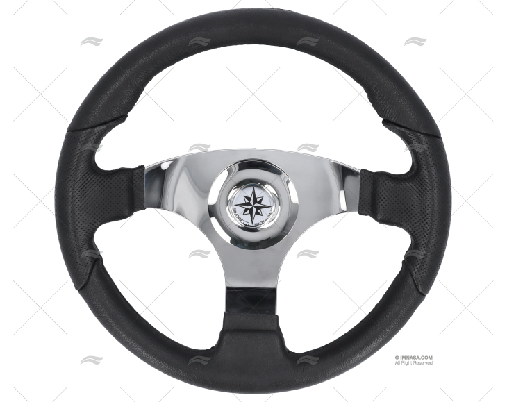 STEERING WHEEL SPORT-M POLIR. 350mm SAVORETTI ARMANDO