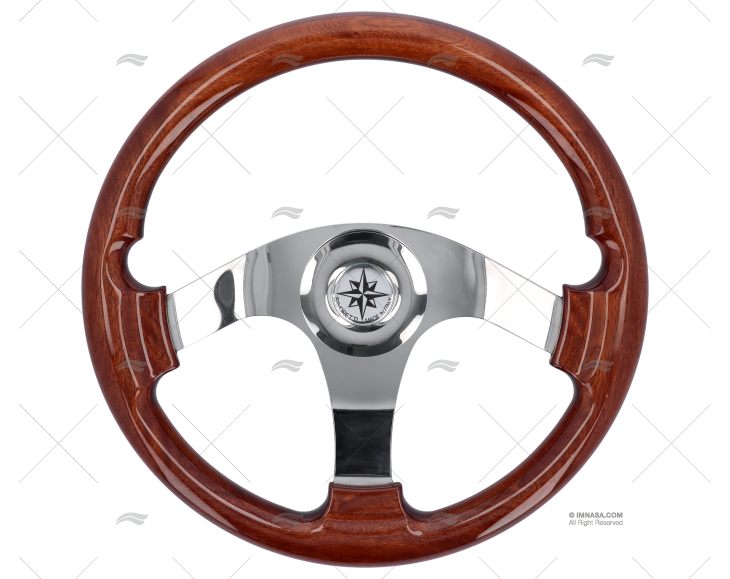 STEERING WHEEL SPORT-H WOOD 350mm