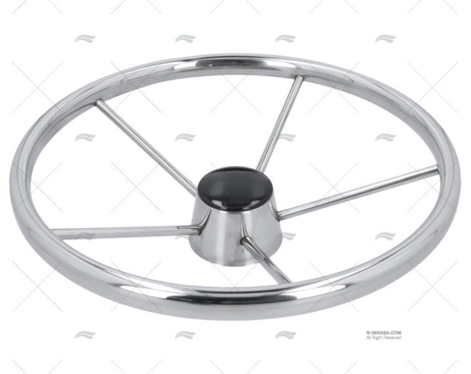 RODA LEME 390mm 5R INOX-316 25º