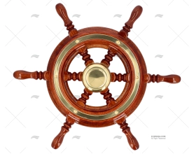 STEERING WHEEL IN WOOD/BRASS ¤370