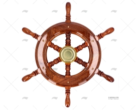 WHEEL IN WOOD CENTRE CAP BRASS D. 600mm