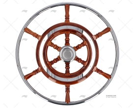 ST. WHEEL IN WOOD & S.S. OUTER RIM ¤520