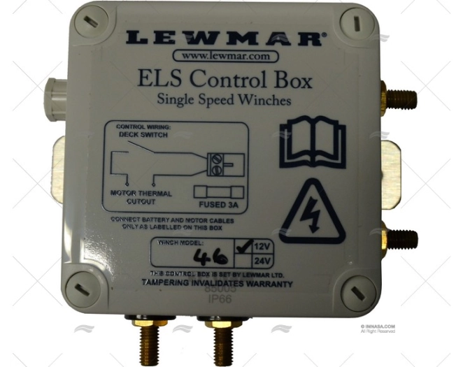 CAJA CONTROL 12/24V PARA WINCH LEWMAR