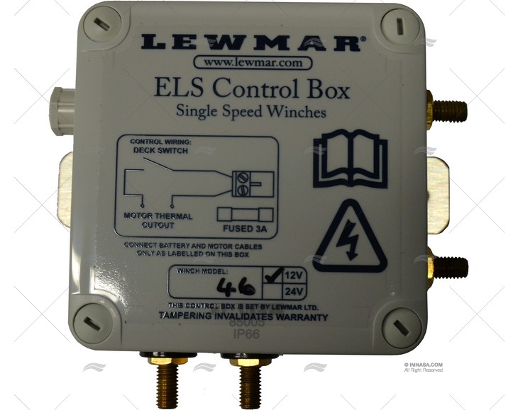 BOX CONTROL 12V/24 P/WINCH 40/65/58 LEWMAR