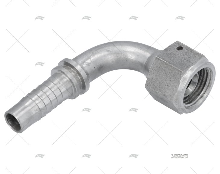 HEMBRA ROSCA GAS   90 T1/2  - F1/2 INOX