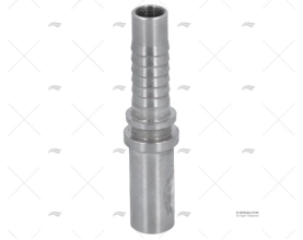 ESPIGA TUBO MACHO    T3/8  - D.12 INOX