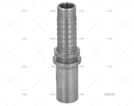 ESPIGA TUBO MACHO    T1/2  - D.15 INOX