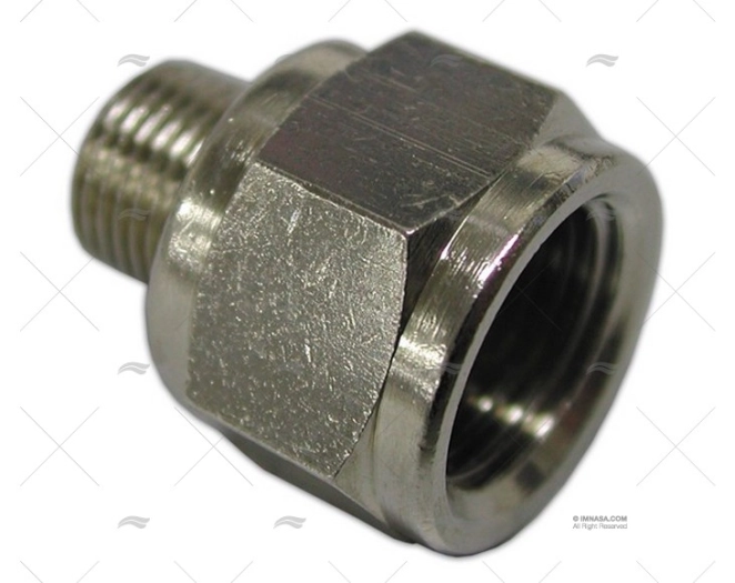 REDUCER COUPLING G1/8M-G1/4H BRASS LECOMBLE SCHMITT