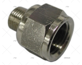 REDUCER COUPLING G1/8M-G1/4H BRASS LECOMBLE SCHMITT