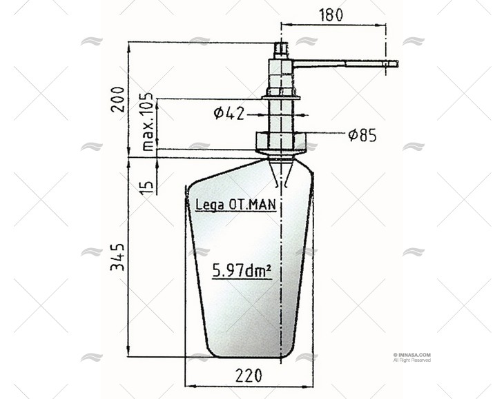 RADICE RUDDER 16/6P